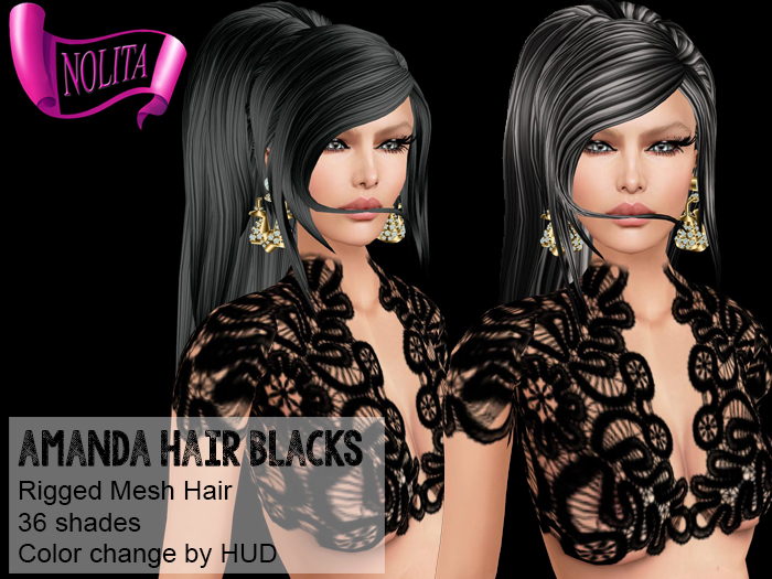 Amanda Hair Blacks HUD
