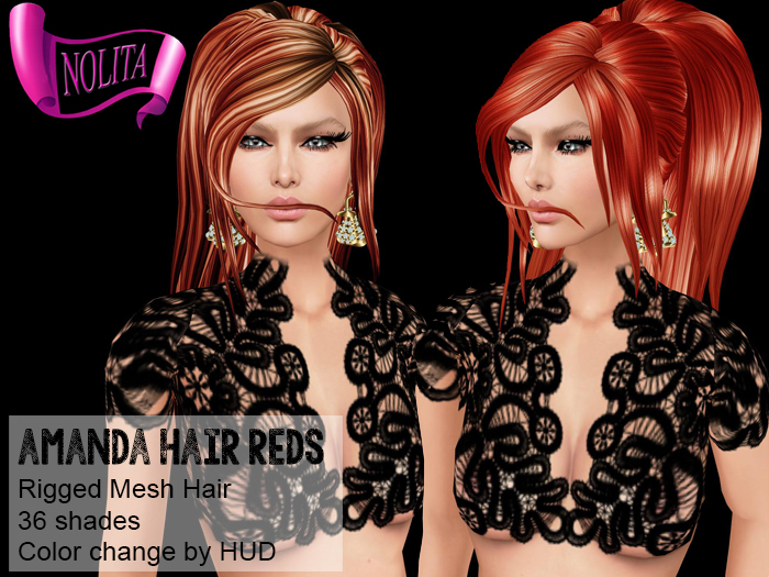 Amanda Hair Reds HUD