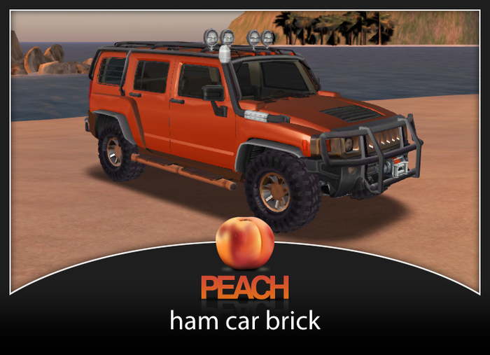 PEACH - ham car brick MP