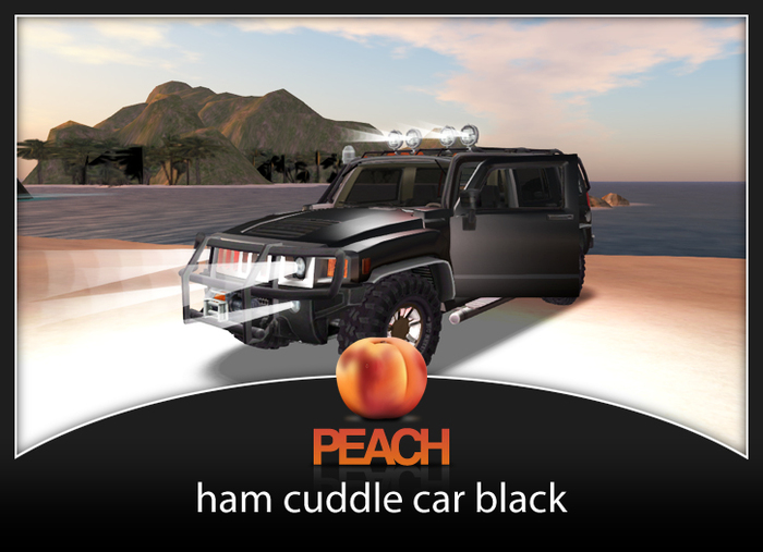 PEACH - ham cuddle car black MP