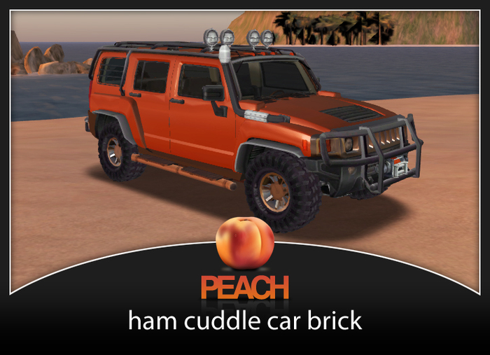 PEACH - ham cuddle car brick MP