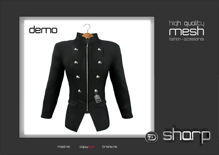 sharp by [ZD] - MESH - "Sacha" Jacket - DEMO