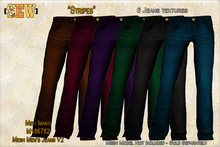 [SEW] FP Tex M186782 Men's Jeans - Stripes