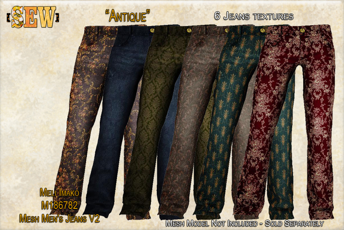 [SEW] FP Tex M186782 Men's Jeans - Antique