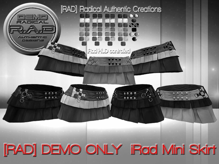 [RAD] DEMO_iRad Layered Mini Skirt V.1.0