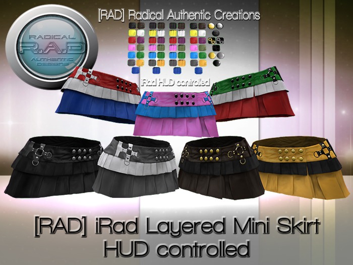 [RAD] DEMO_iRad Layered Mini Skirt V.1.0