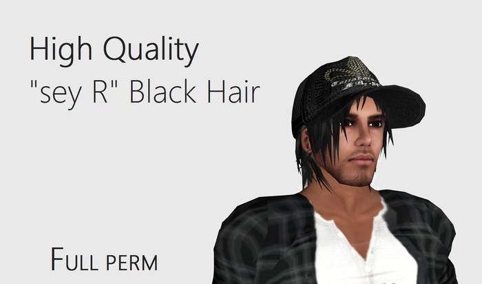 *'sey R' Black Hair