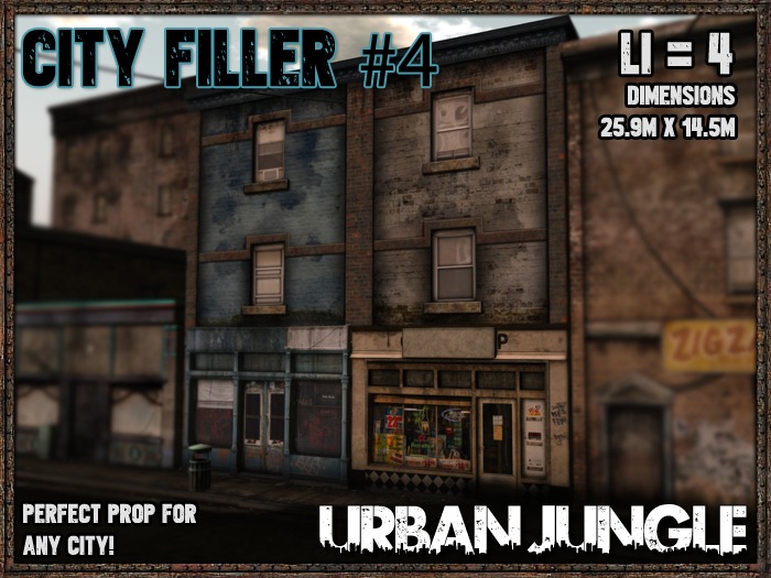 CITY FILLER 4 - MESH - URBAN JUNGLE