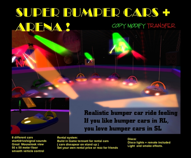 BUMPER CARS + ARENA
