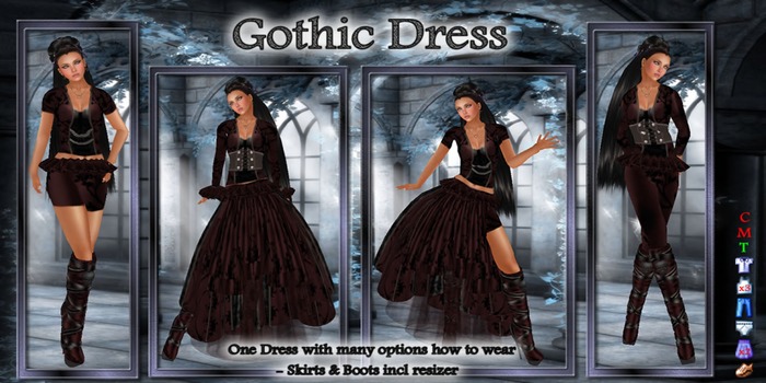 * PROMO *  Gothic Dress Brown