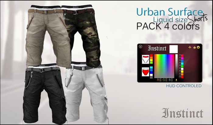 Instinct -Urban Surface Shorts  -Liquid Mesh - PACK