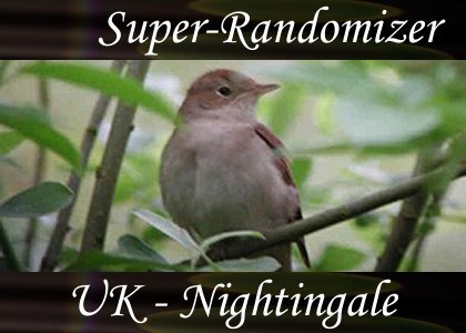 Super-Randomizer Orb / Nature - UK Nightingale (38 Sounds)