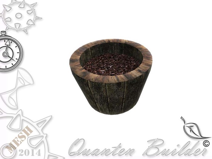 SL - 2014 Wood-Pot w. Mulch (Mesh)