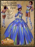 *Goddess* Harlequin Renaissance in Opal Tones