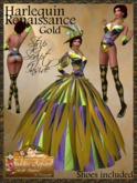 *Goddess* Harlequin Renaissance in Gold