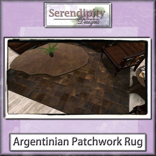 Serendipity Designs - Cattlemen's Argentinian Patchwork Rug