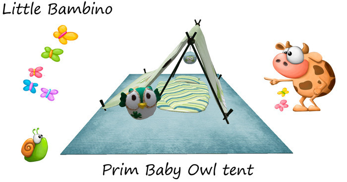 Prim Baby Tent Owl Boxed