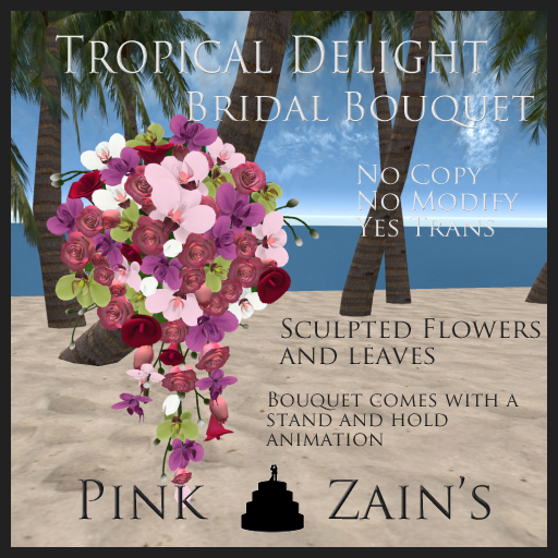 Tropical Delight - Bridal - Pink/Red