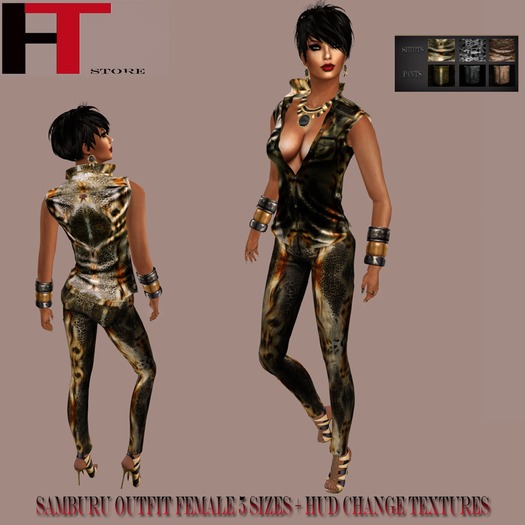 (H-T) SAMBURU OUTFIT FEMALE