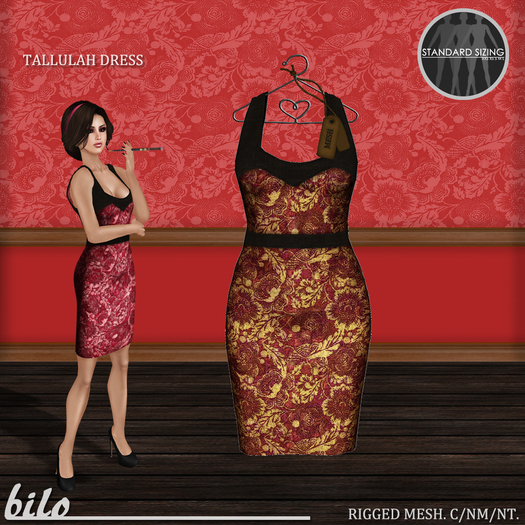 Bilo- Tallulah Dress (Rose)
