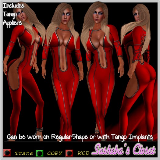 Kat BodySuit With Tangos Orange