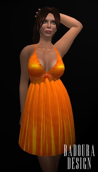 orange babydoll