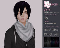 [^.^Ayashi^.^] Yato hair-black set