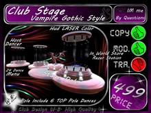 N.E.W. Club Stage & Host Place * Gothic / Vampire Style *