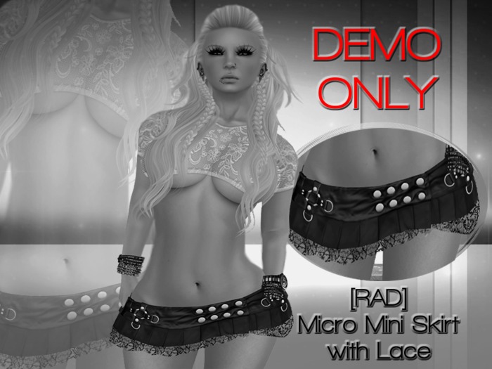 [RAD] DEMO_Micro Mini Skirt
