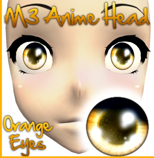 M3 Anime Head - Orange Pack