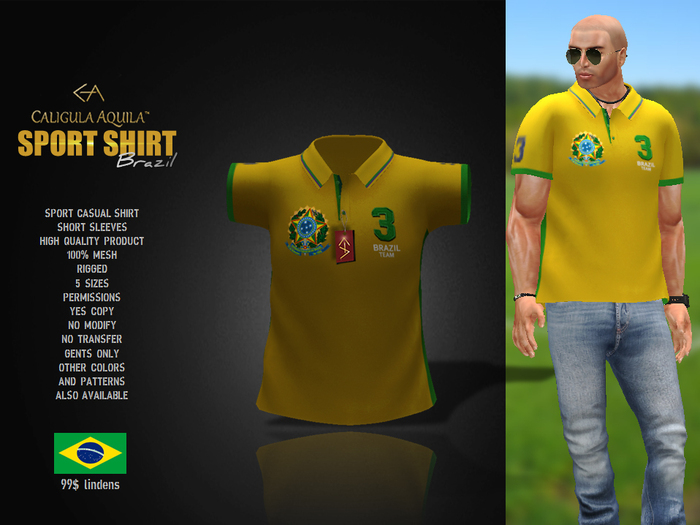 SPORT SHIRT GENTS BRAZIL