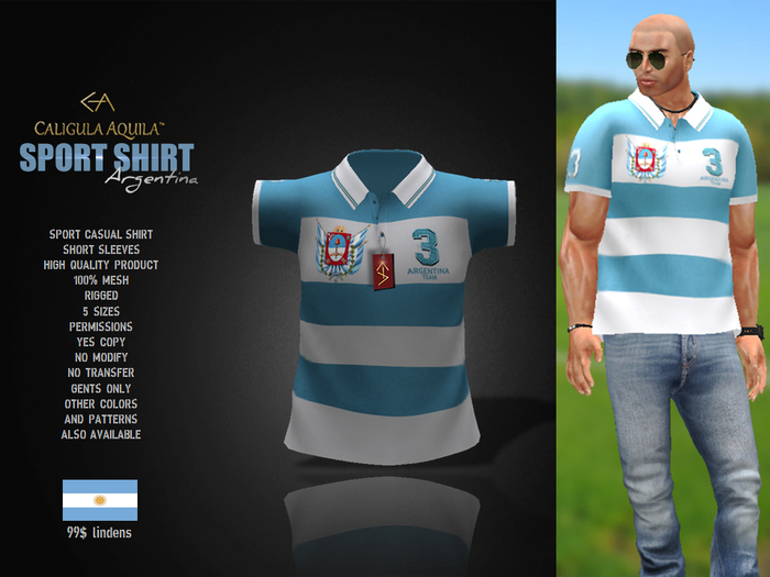 SPORT SHIRT GENTS ARGENTINA
