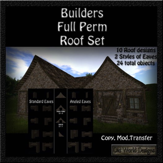 5 piece roof set boxed
