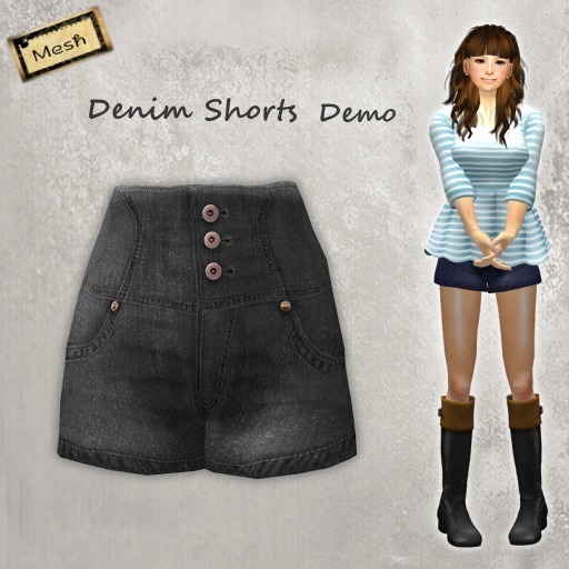 S@BBiA::Denim Shorts (Demo)