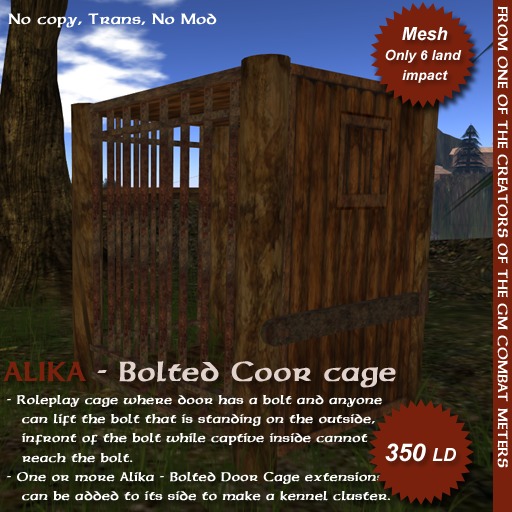 Alika - Bolted Door Cage Boxed