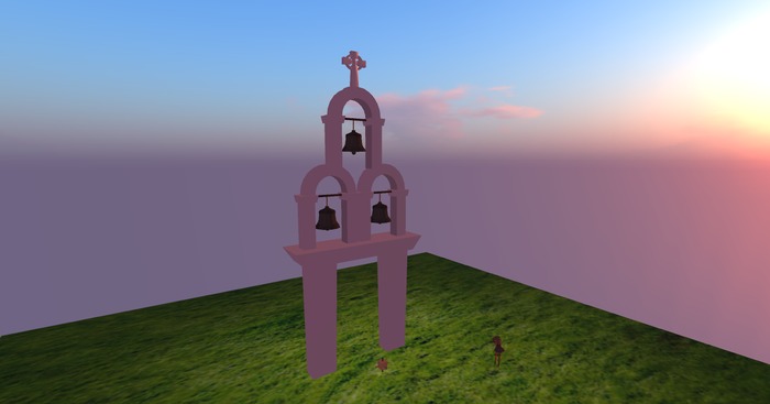 Greek Island Belfry  ( Box )