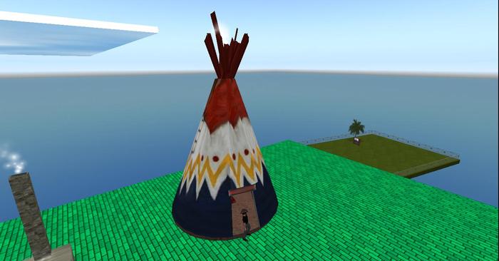 Second Life Marketplace - Native American Indian Tipi - Rez Package ...