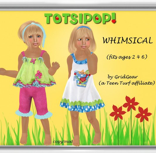 TOTSIPOP! Mesh Clothing Set