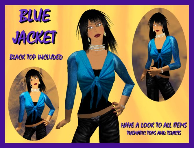BLUE VELVET JACKET
