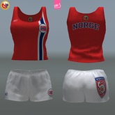NORWAY - female top + shorts  (MESH)
