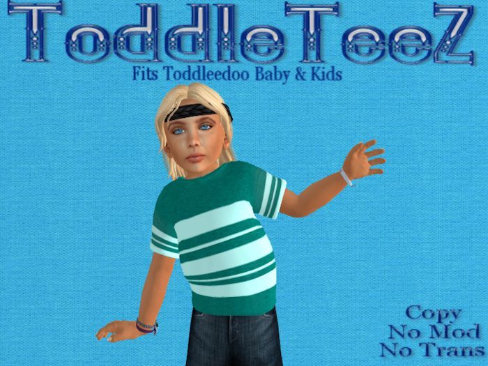 Green Stripe ToddleTeeZ 