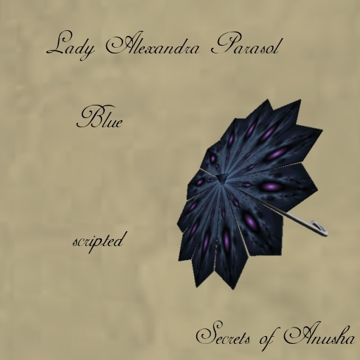 *SoA* Lady Alexandra parasol - Blue