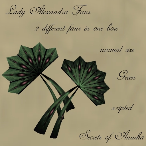 *SoA* Lady Alexandra Fans Greens