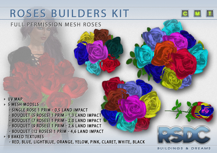 RSDC FLOWER SHOP - ROSES BUILDER's KIT