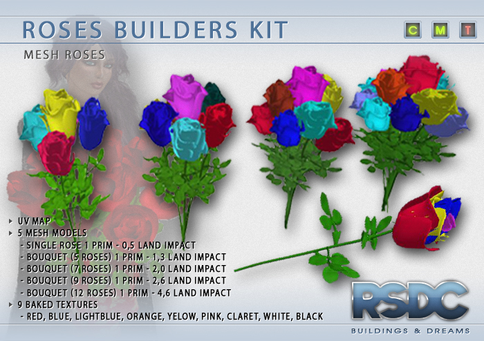 RSDC FLOWER SHOP - ROSES BUILDER's KIT