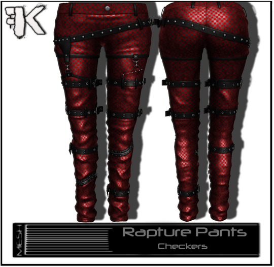FK! - Rapture Pants - Checkers 
