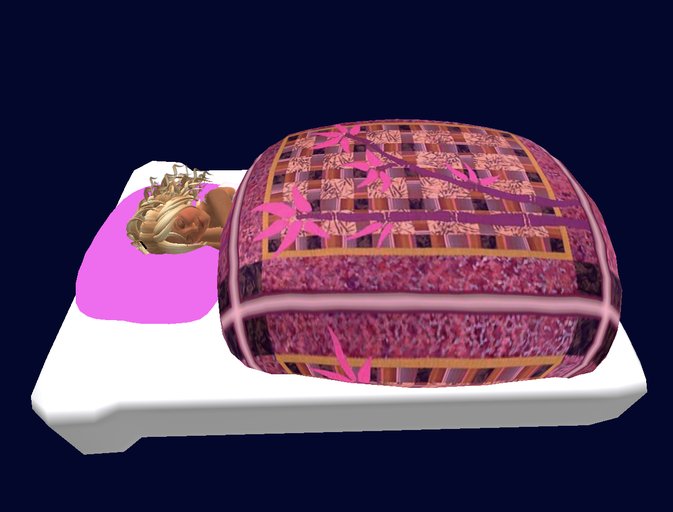 Kids Pink Tropical Tree Quilt