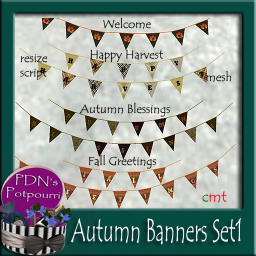 PDN: Autumn Banners Set1 Boxed