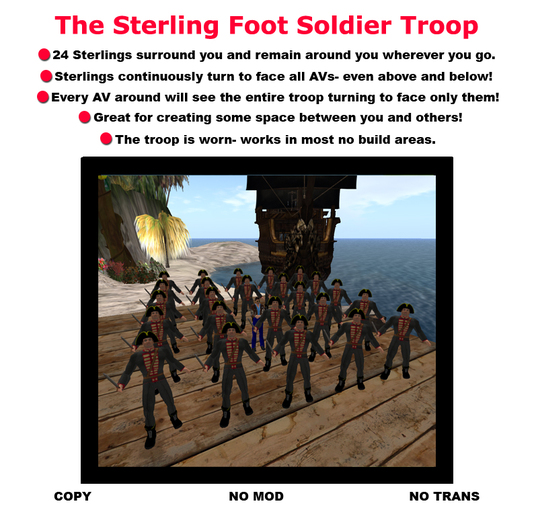 Sterling Foot Soldier Troop (Boxed)