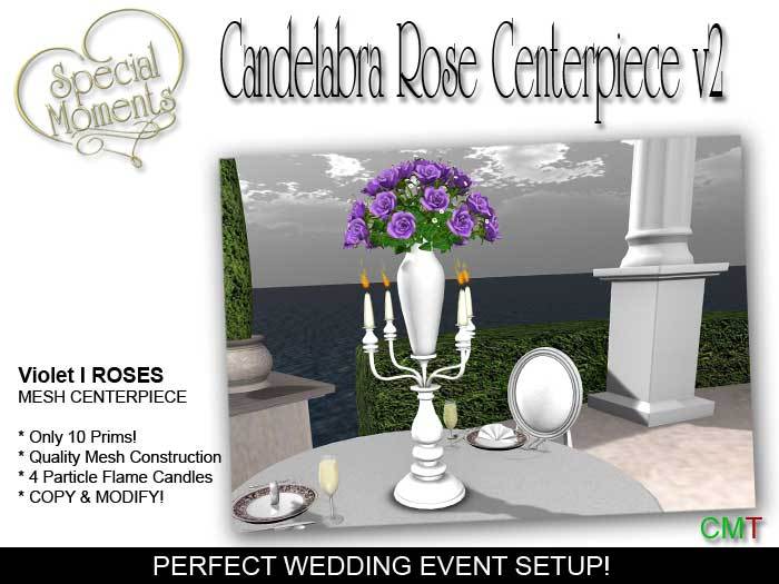 SM - Table Decor Centerpiece (Violet I) -  Mesh!